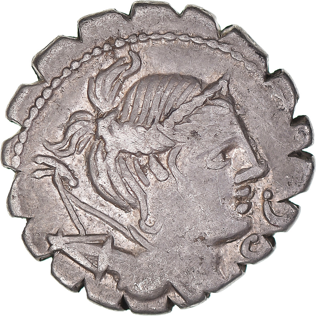 Mince,
Ti. Claudius Ti. F. Ap. n. Nero,
Denár Serratus