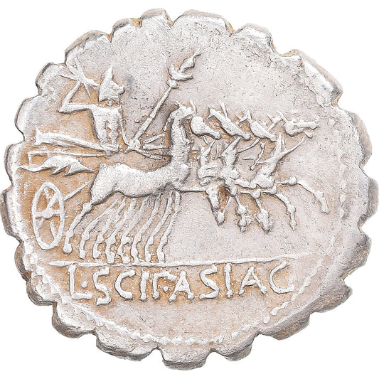Mince,
Scipia,
Denár Serratus