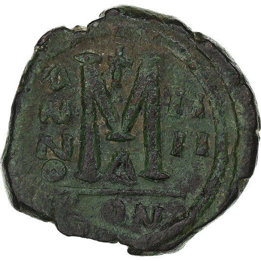 Justin II a Sophie,
Follis,
568-569