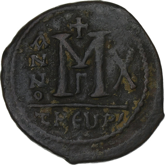 Maurice Tiberius,
Follis,
591-592