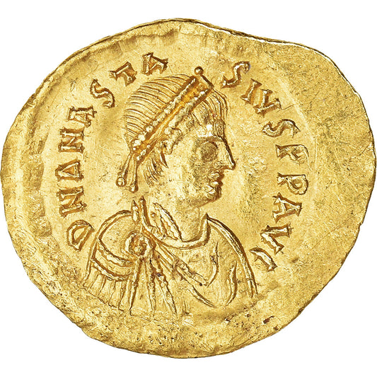 Mince, 
  
  Anastasius I. 
  
  Tremissis