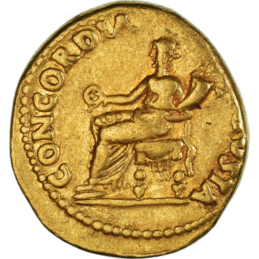 Nero, 
  
  Aureus, 
  
  64-65