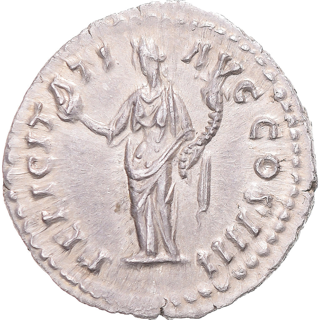 Mince, 
  
  Antoninus Pius, 
  
  denár