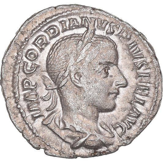 Mince, 
  
  Gordian III, 
  
  denár