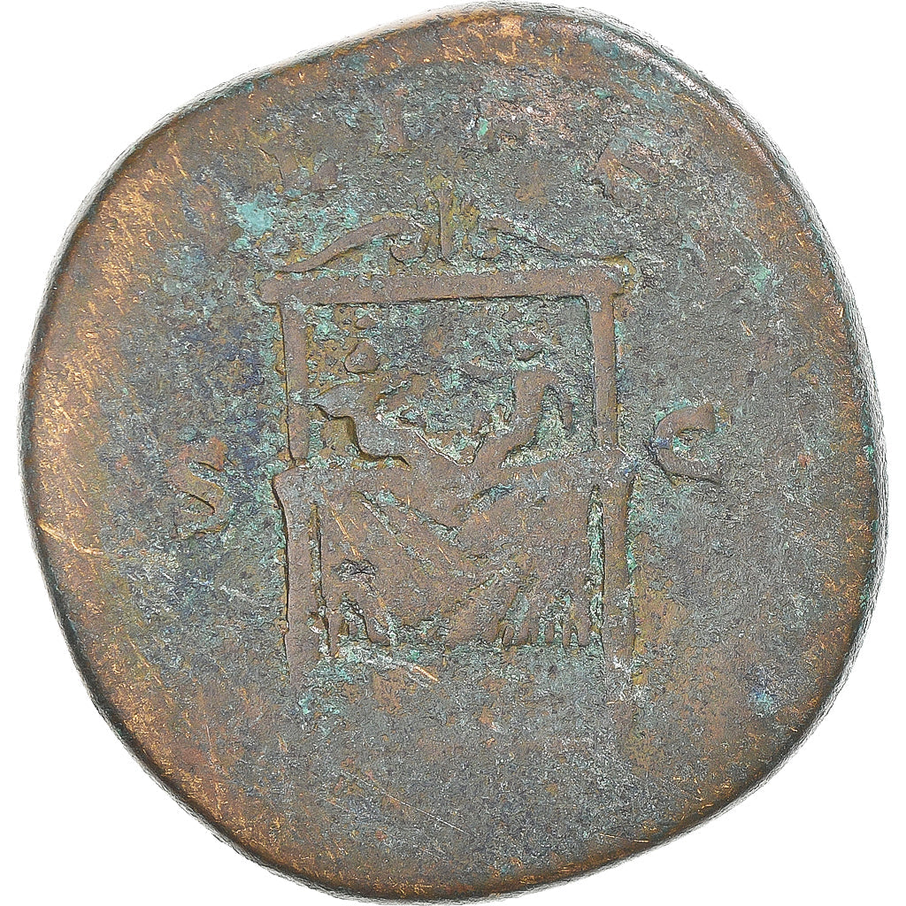 Mince, 
  
  Faustyně II. 
  
  Sestertius