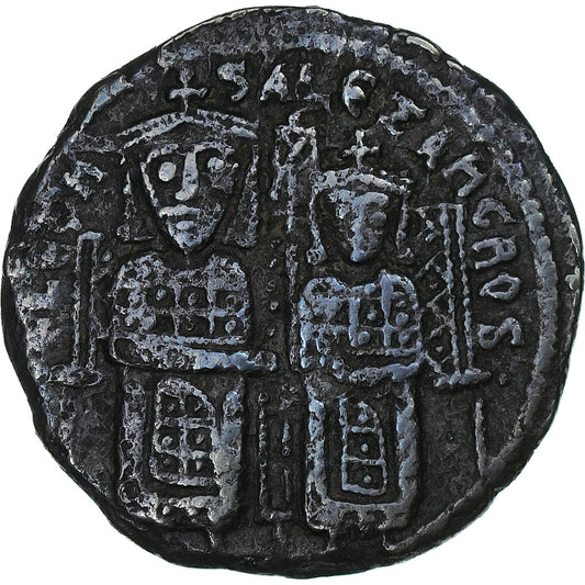 Lev VI a Alexandr, 
  
  Follis, 
  
  886-912