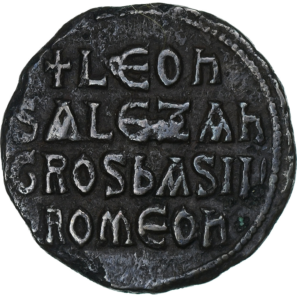 Lev VI a Alexandr, 
  
  Follis, 
  
  886-912
