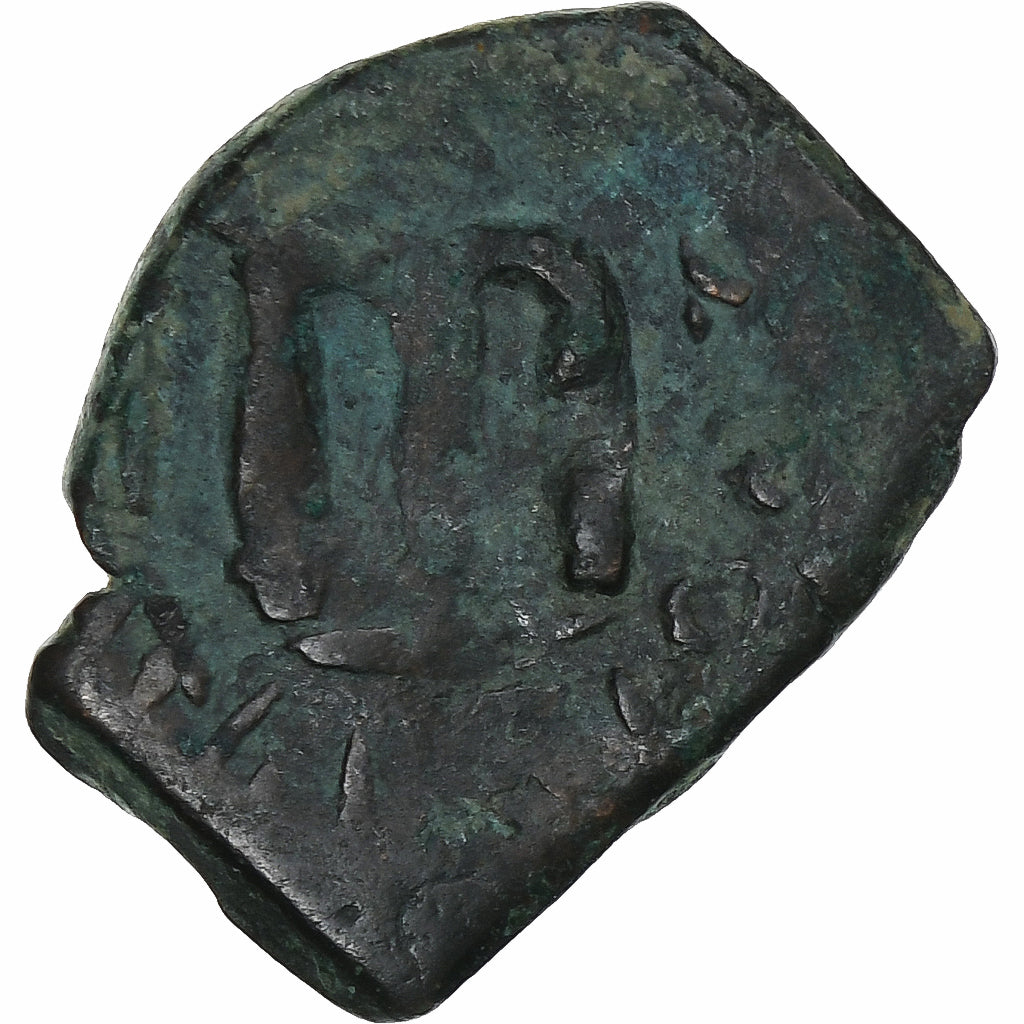 Konstans II, 
  
  Follis, 
  
  641-668 našeho letopočtu