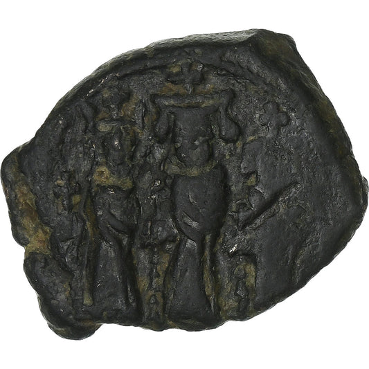 Heraclius, 
  
  s Martinou a Heracliem Constantinem, 
  
  Follis