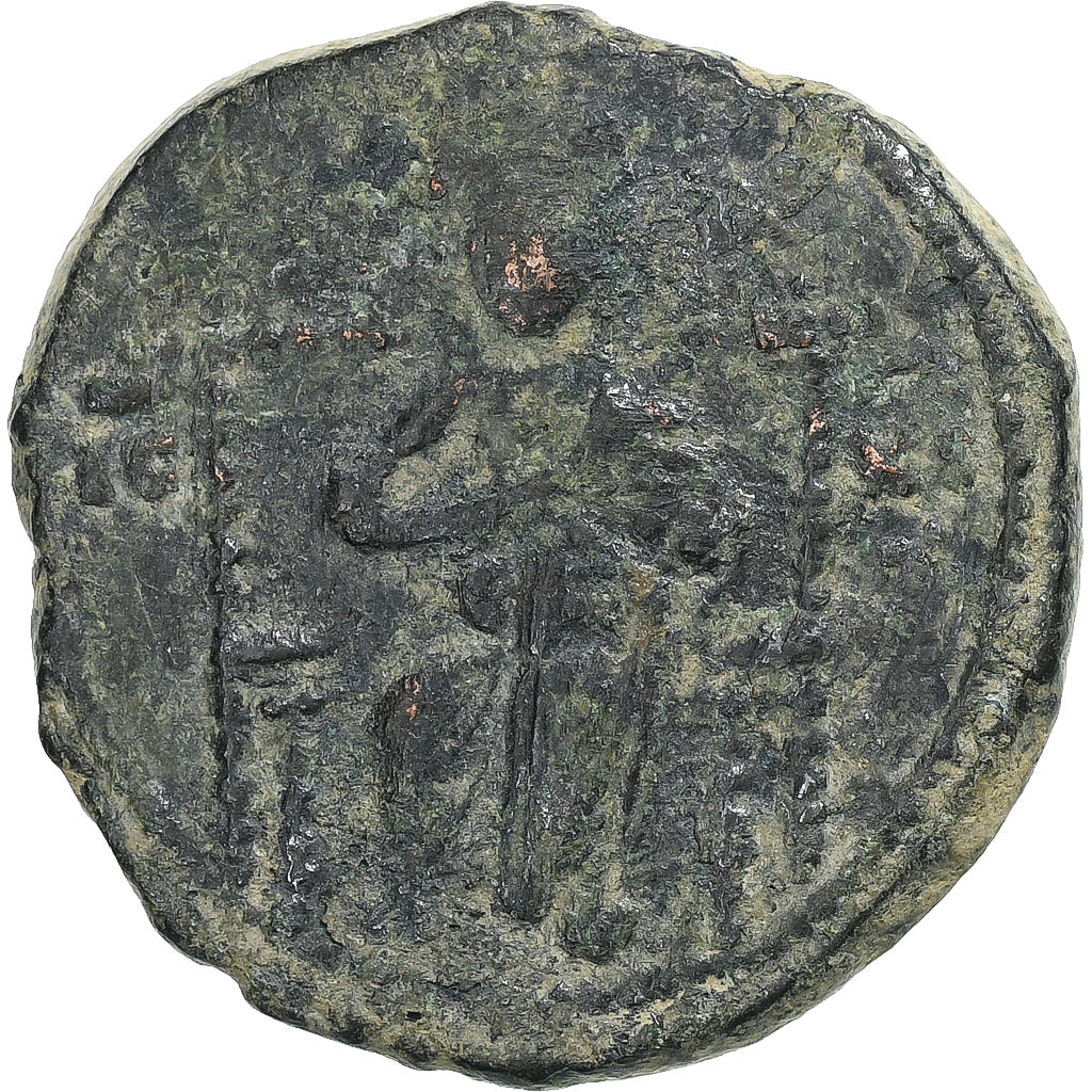Doba Konstantina IX. 
  
  Follis, 
  
  1042-1055