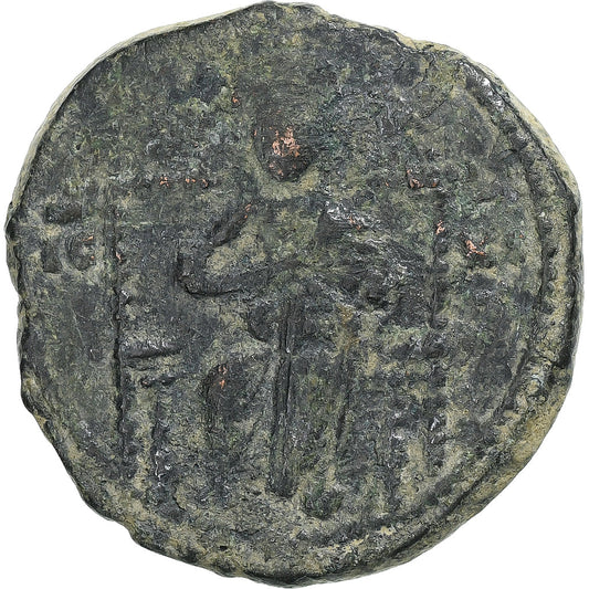 Doba Konstantina IX. 
  
  Follis, 
  
  1042-1055