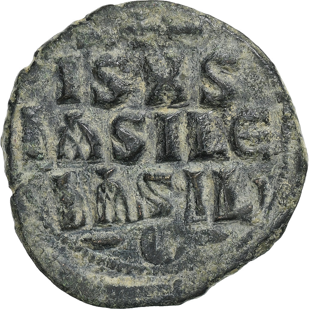 Doba Konstantina IX. 
  
  Follis, 
  
  1042-1055