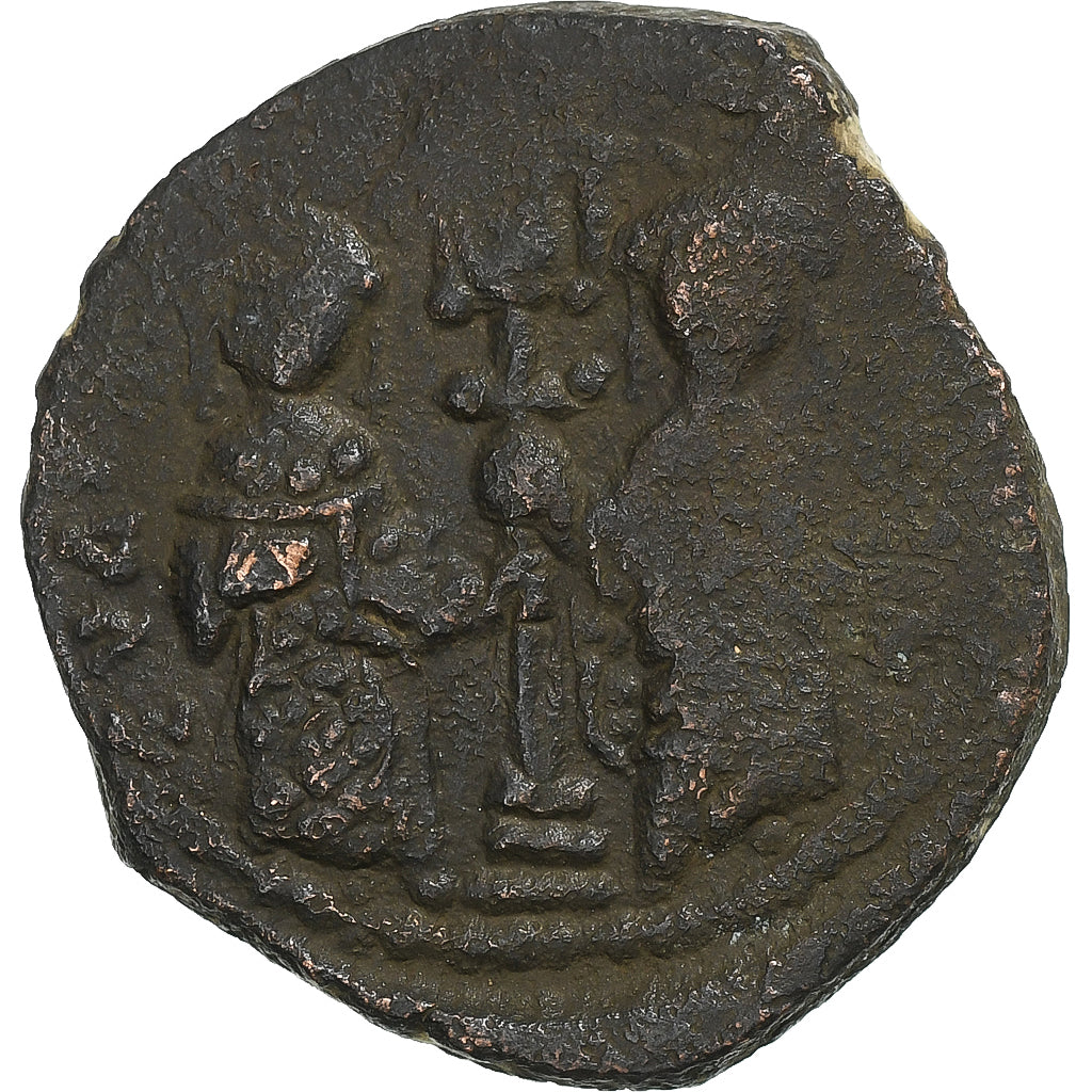 Konstantin X, 
  
  s Eudocií, 
  
  Follis