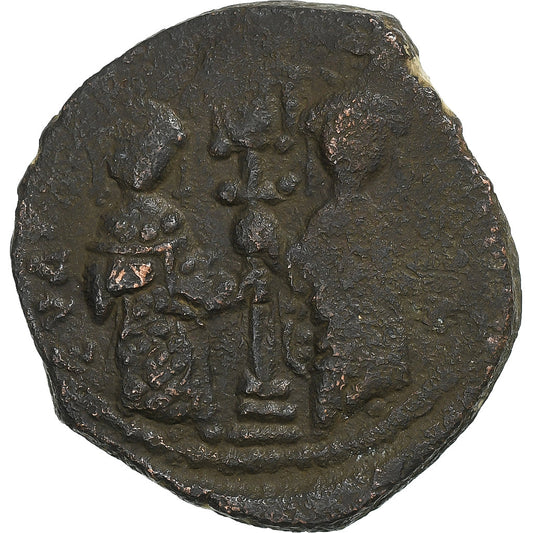 Konstantin X, 
  
  s Eudocií, 
  
  Follis