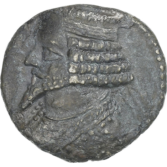 Phraates IV, 
  
  tetradrachm, 
  
  ca. 27 př. Kr