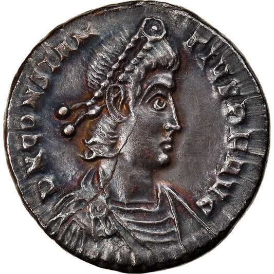 Mince, 
  
  Constantius II, 
  
  Siliqua