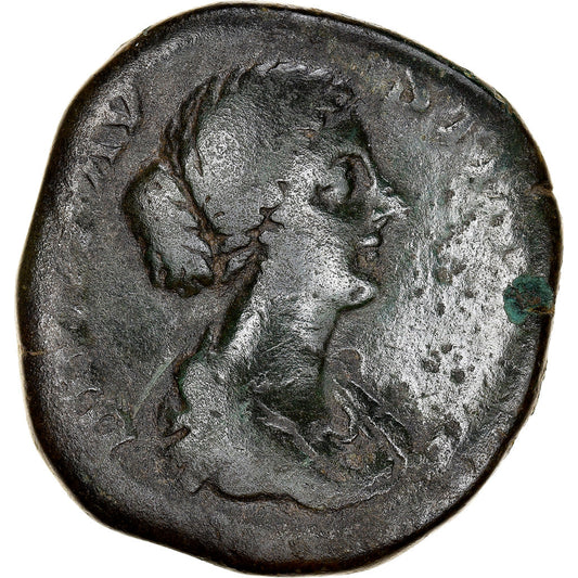 Mince, 
  
  Diva Faustina II, 
  
  Sestertius